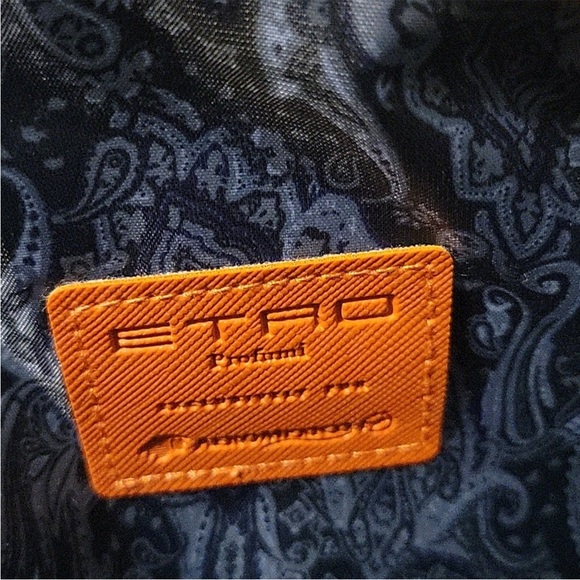 COPY - NWT ETRO orange cosmetic bag - Picture 5 of 6